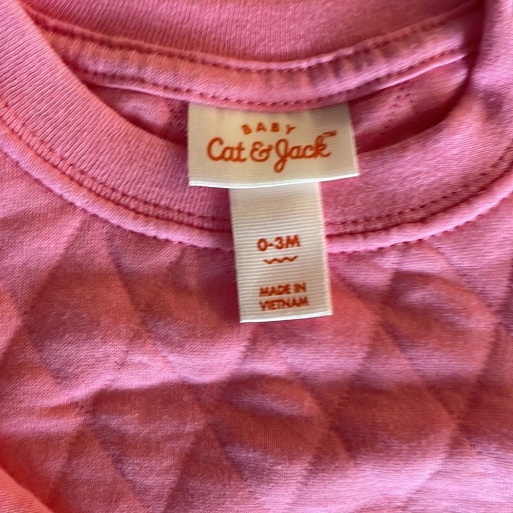Cat & Jack month quilted